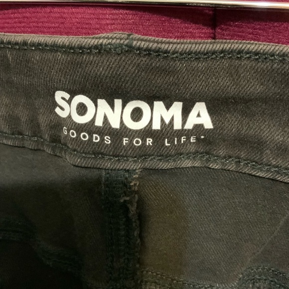 NWT Sonoma Women's Plus Sz 22W Flare Black Faded Denim  Jeans High Rise Stretch - Picture 4 of 7